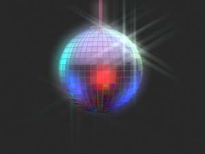 3d discoball disco model