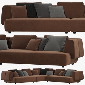 Gallotti and Radice Fiona Soft Sofa