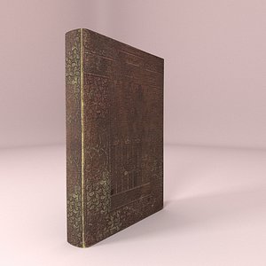 3D old book model