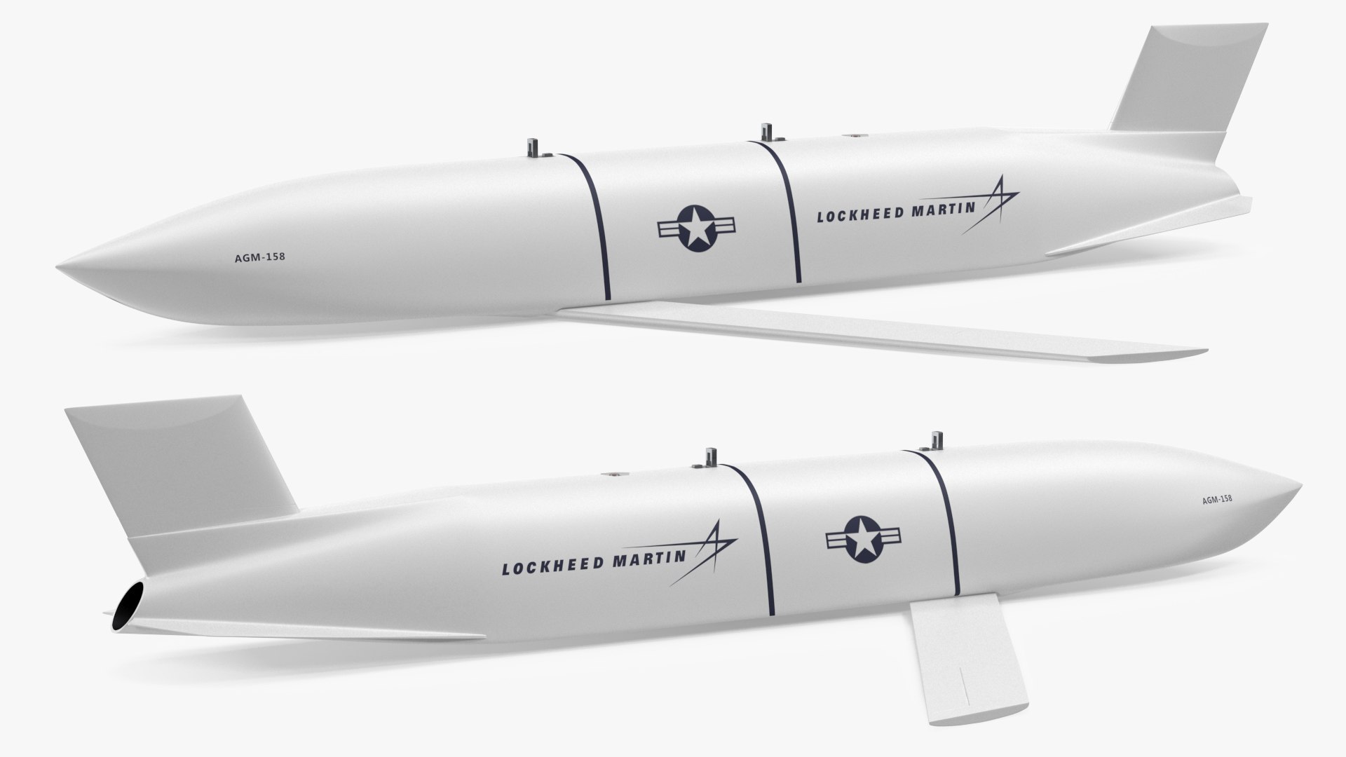 AGM 158 JASSM Flight model https://p.turbosquid.com/ts-thumb/0C/1r4Rno/3s/agm158jassmflight3dmodel011/jpg/1617640478/1920x1080/fit_q87/7e1c527e0ea43d6492a245fb4b612d45908099e7/agm158jassmflight3dmodel011.jpg