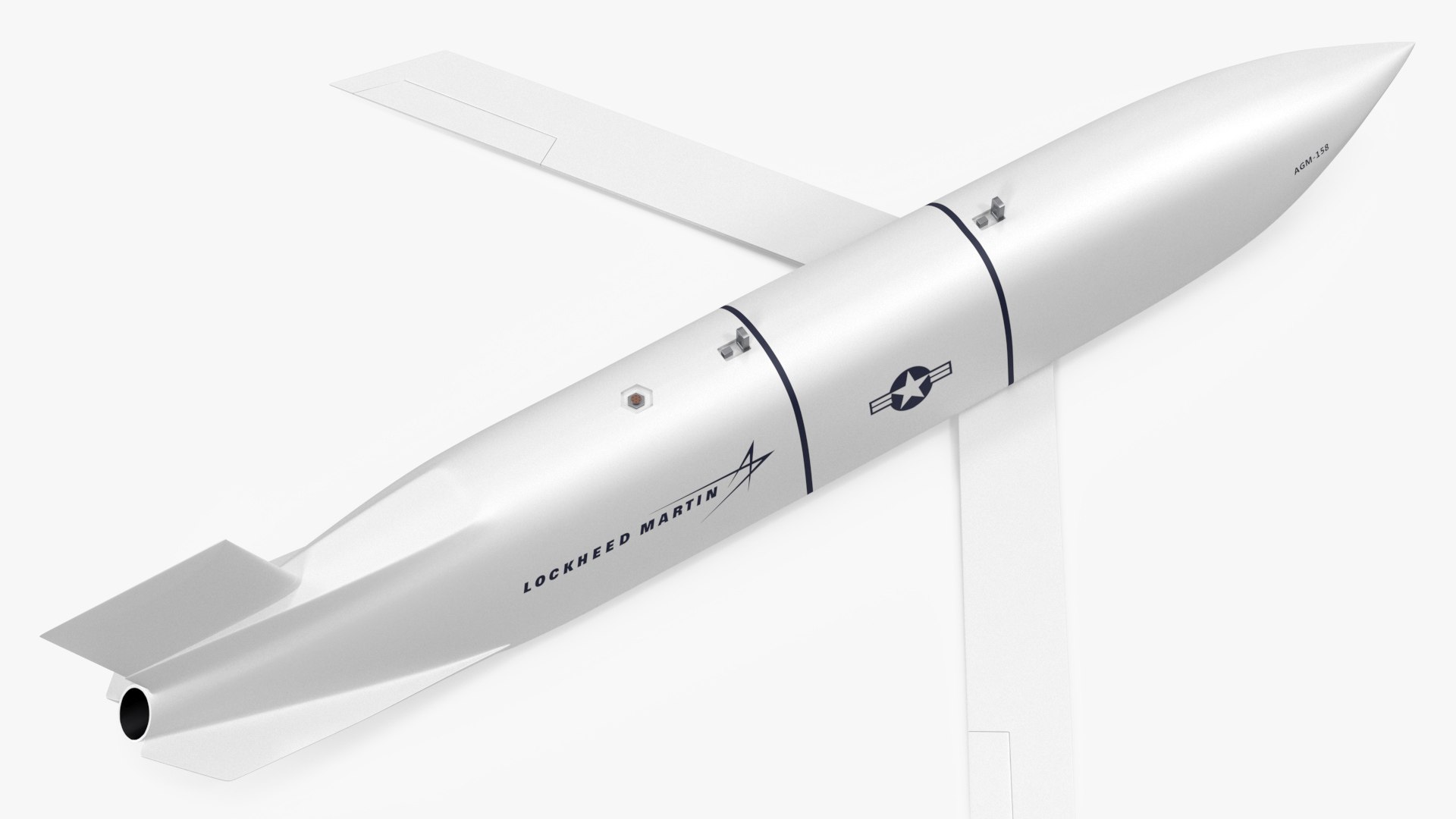 AGM 158 JASSM Flight model https://p.turbosquid.com/ts-thumb/0C/1r4Rno/Jw/agm158jassmflight3dmodel013/jpg/1617640500/1920x1080/fit_q87/02fe13f5be172315c9e946155ff754f2afd577cb/agm158jassmflight3dmodel013.jpg