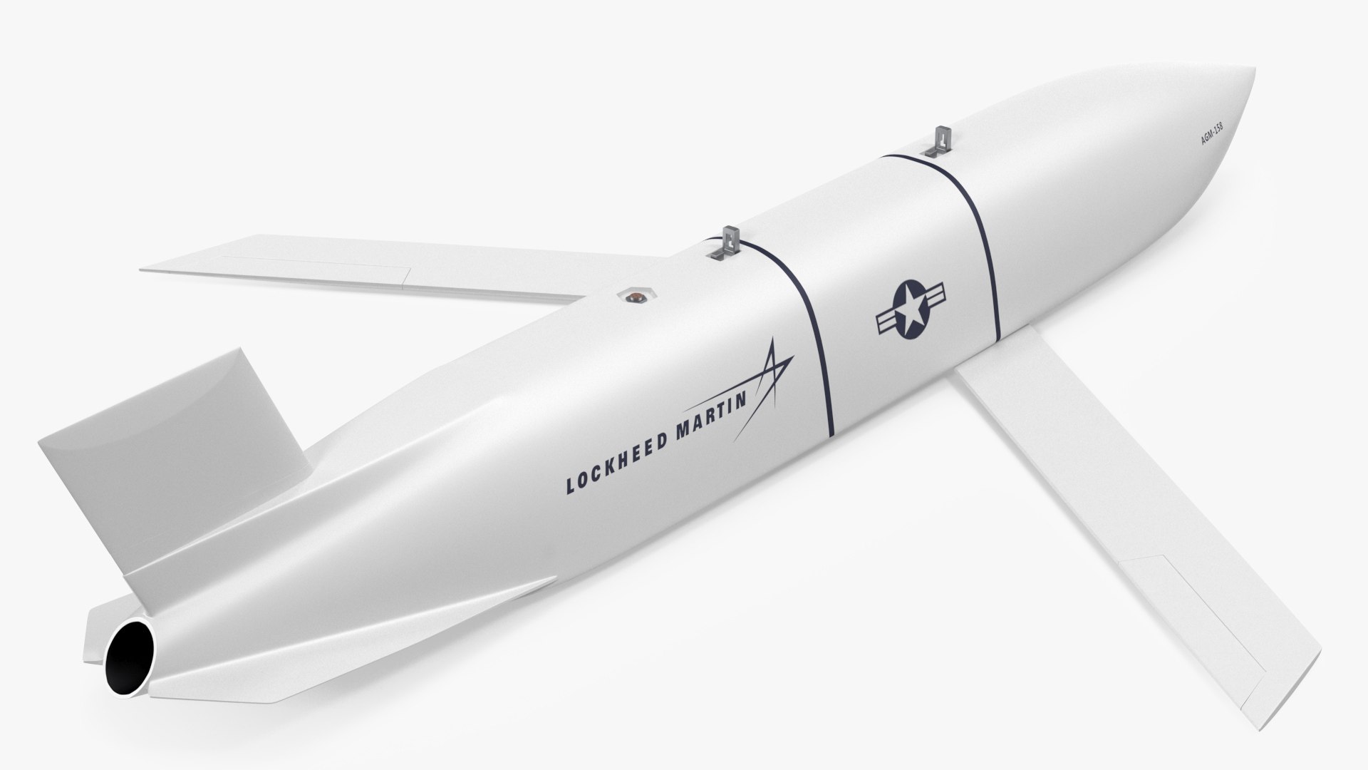 AGM 158 JASSM Flight model https://p.turbosquid.com/ts-thumb/0C/1r4Rno/gm/agm158jassmflight3dmodel010/jpg/1617640468/1920x1080/fit_q87/d1809dadd3091f7279112c7b232e6dab242d31db/agm158jassmflight3dmodel010.jpg