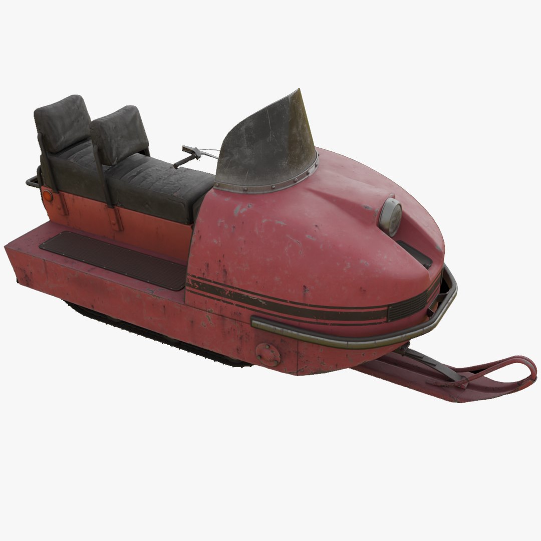 3D Snowmobile PBR 4k Low-poly - TurboSquid 2398813