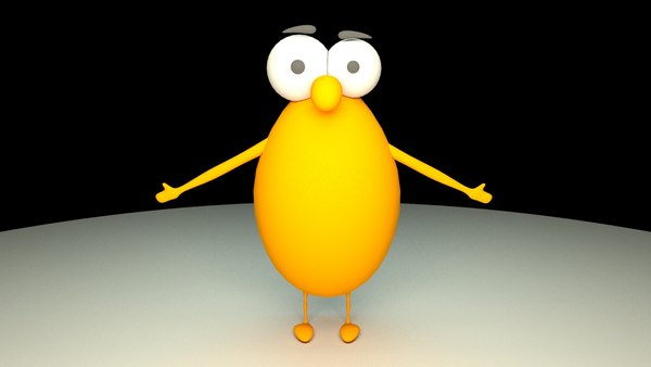 3d cartoon bee model 3d model