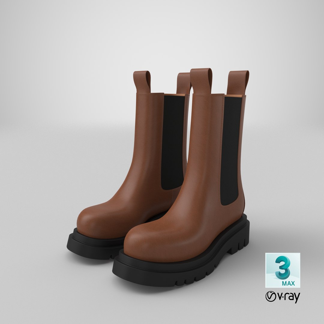 3D Chelsea Boots Brown https://p.turbosquid.com/ts-thumb/0C/6p1DPj/BV/stemcell_max_vray_render/png/1646234476/1920x1080/fit_q87/68ff2c520a4694170113fb46cbf97690a9e55205/stemcell_max_vray_render.jpg