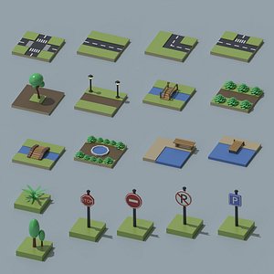 city element 3D model