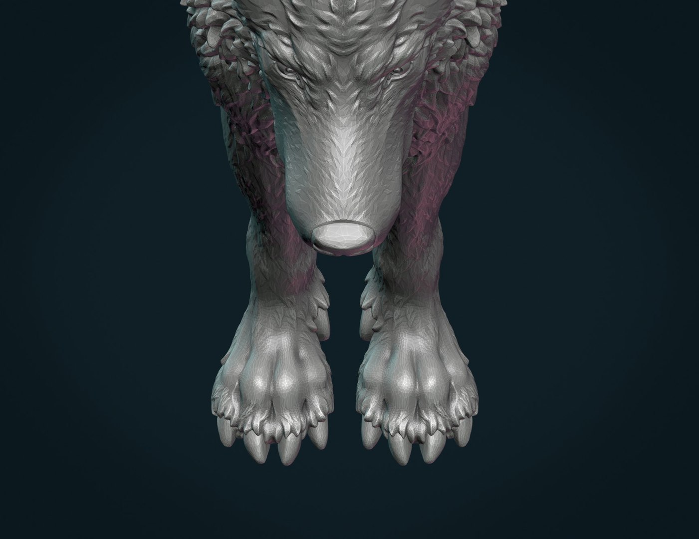 Print ready wolf iii 3D model - TurboSquid 1473798