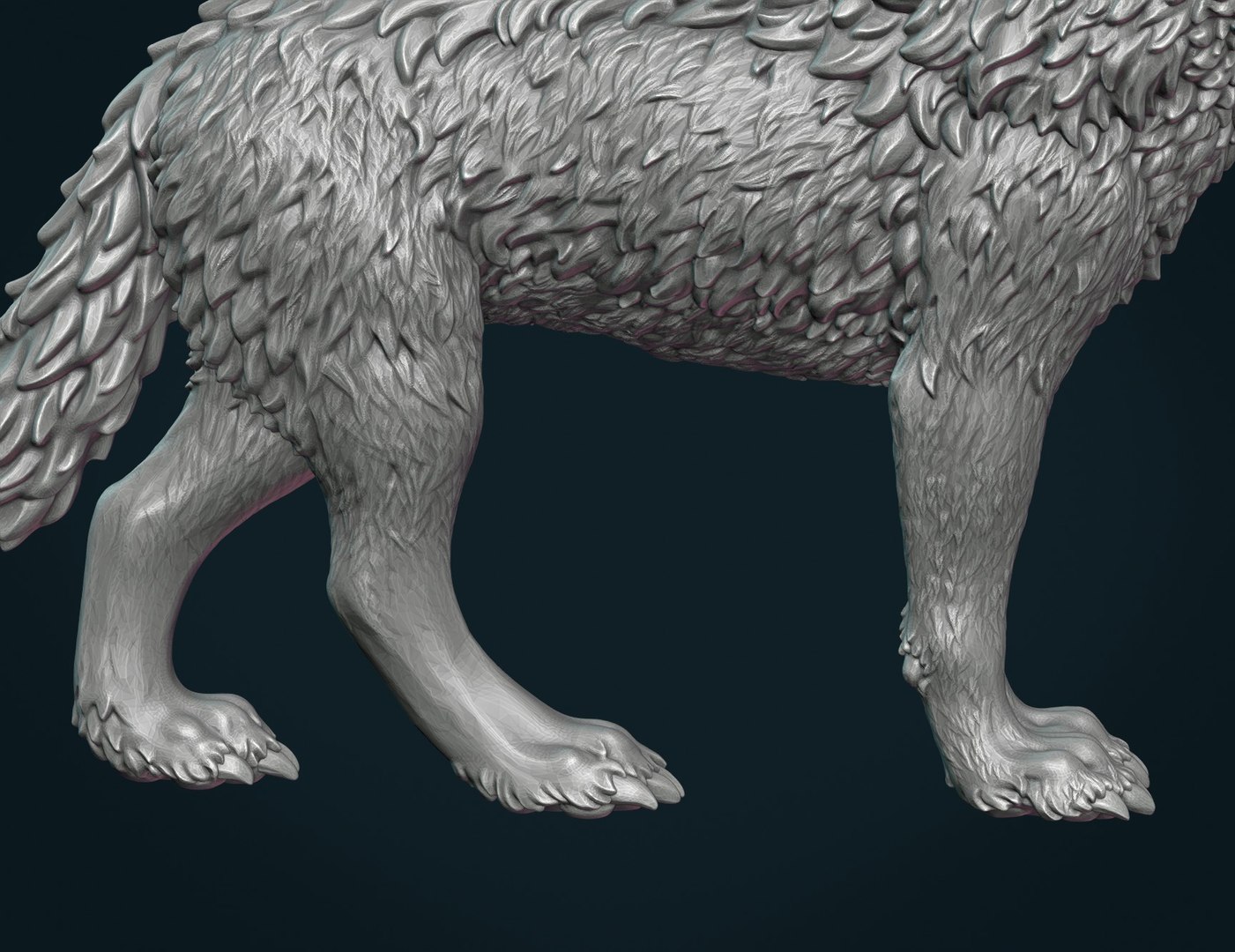 Print ready wolf iii 3D model - TurboSquid 1473798