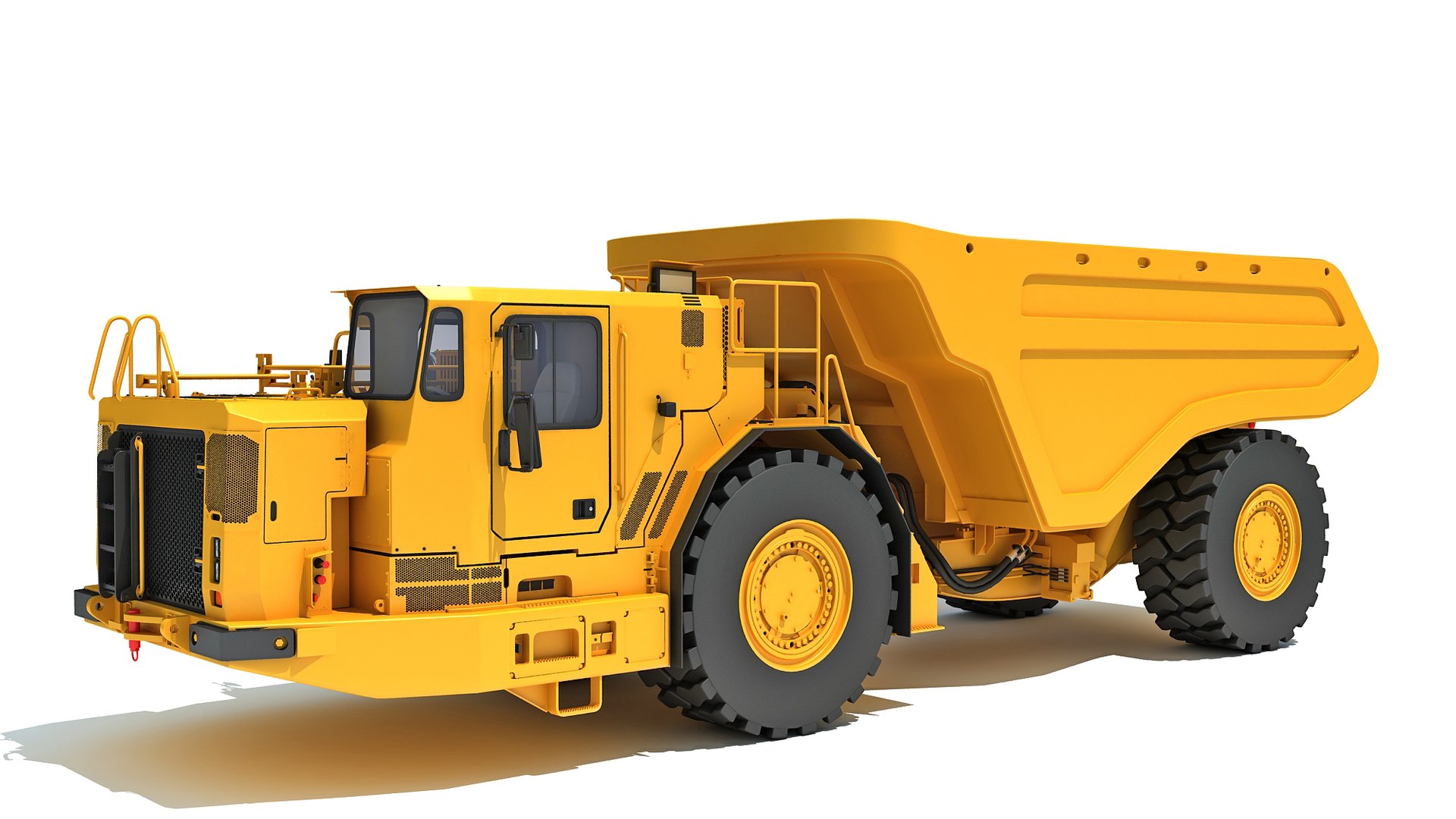 Underground Articulated Mining Truck 3D Model - TurboSquid 2150802