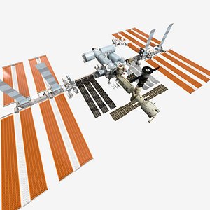 ISS International Space Station - Cinema 4D Octane PBR