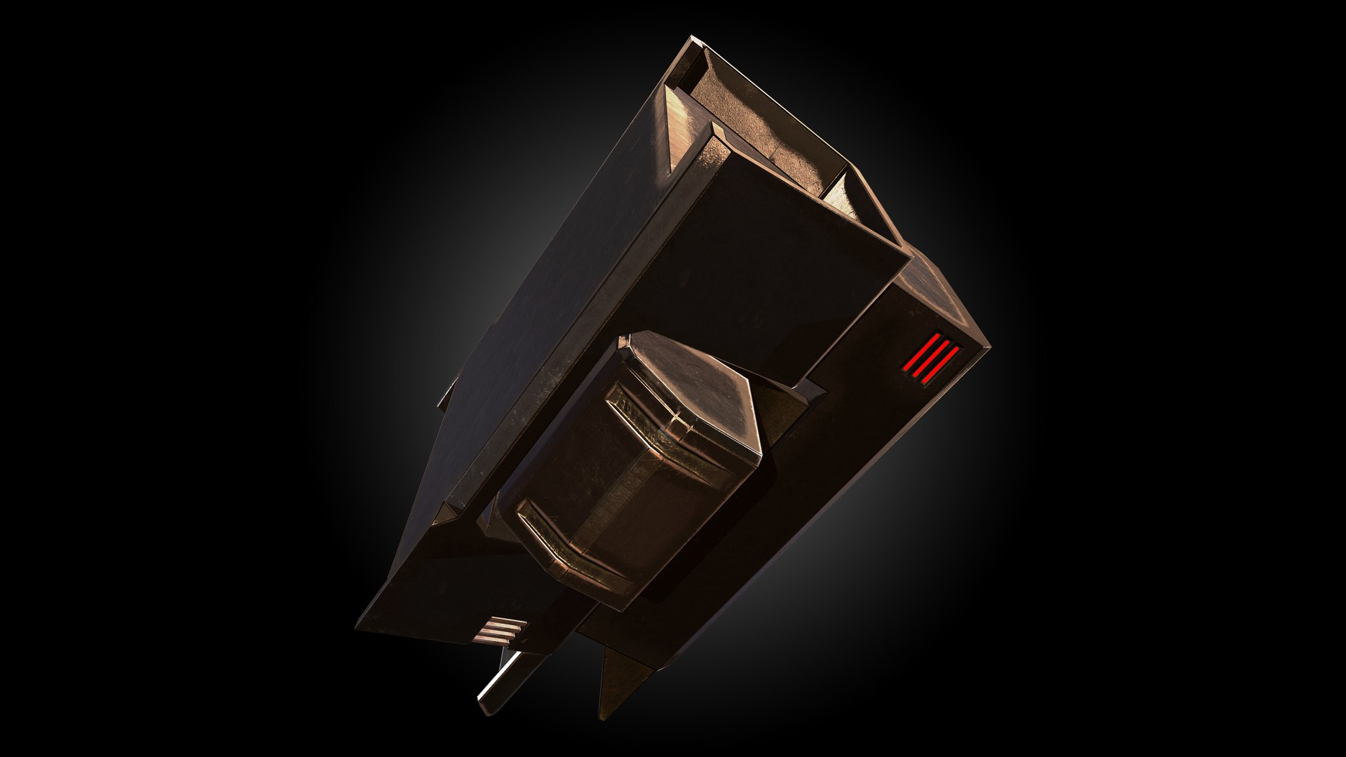 Block Control D 3D model - TurboSquid 1737323