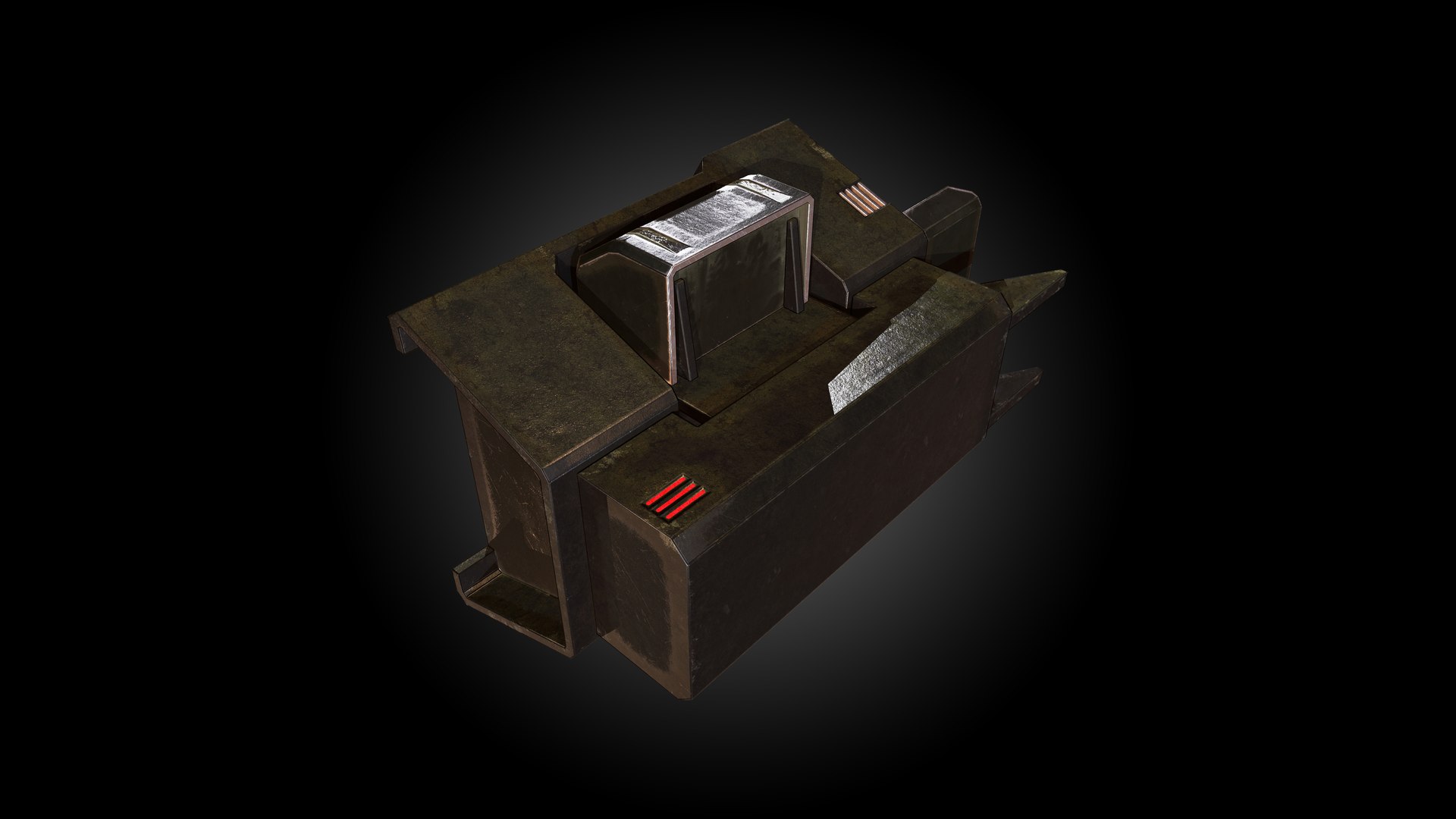 Block Control D 3D model - TurboSquid 1737323