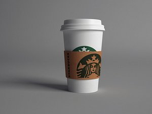 Starbucks Coffee cup 250 ml 3D model 3D printable