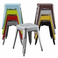 Banqueta Alta Metal Set