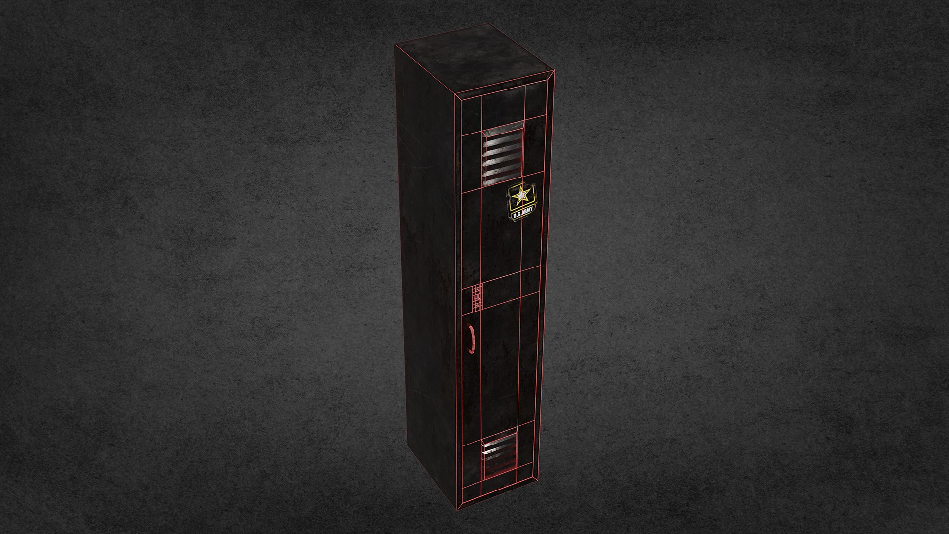 Game Ready Metal Locker 3D model - TurboSquid 2093911