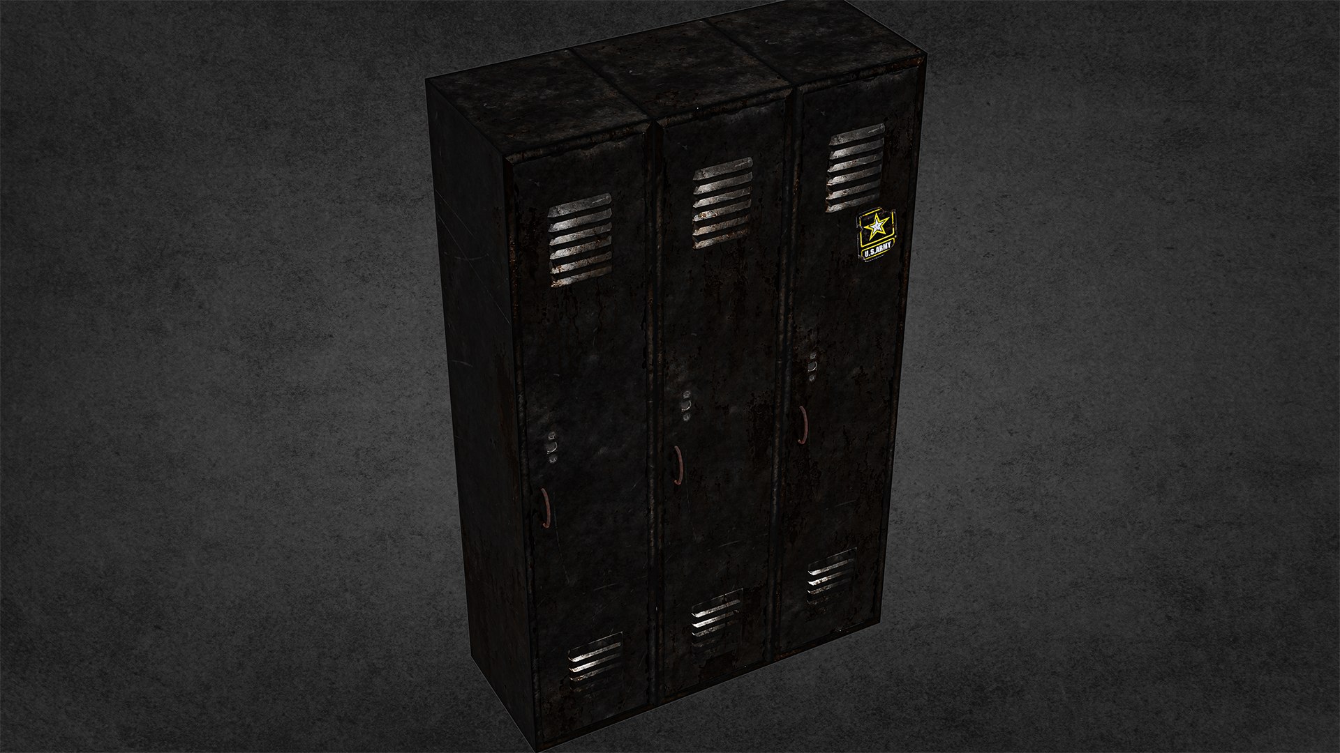 Game Ready Metal Locker 3D model - TurboSquid 2093911