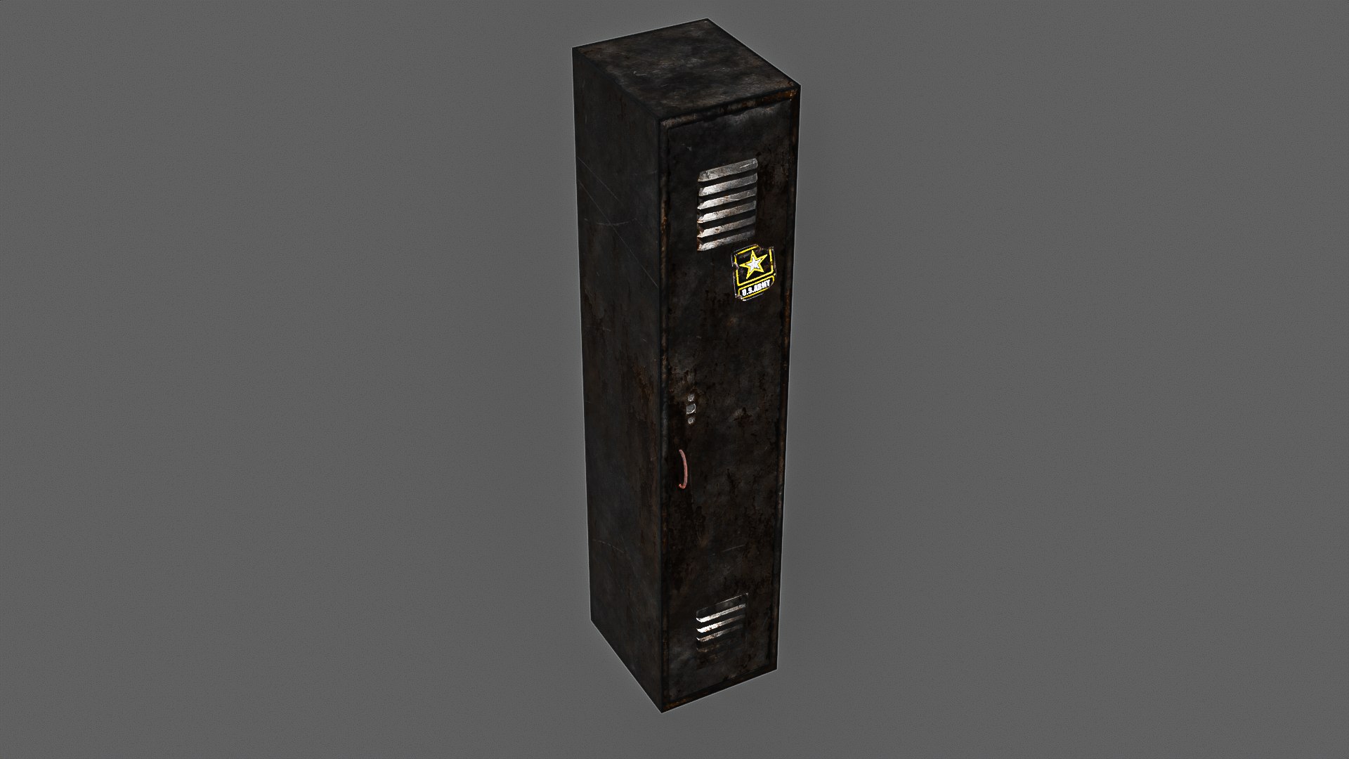 Game Ready Metal Locker 3D model - TurboSquid 2093911