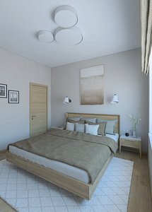 bedroom bed 3D model