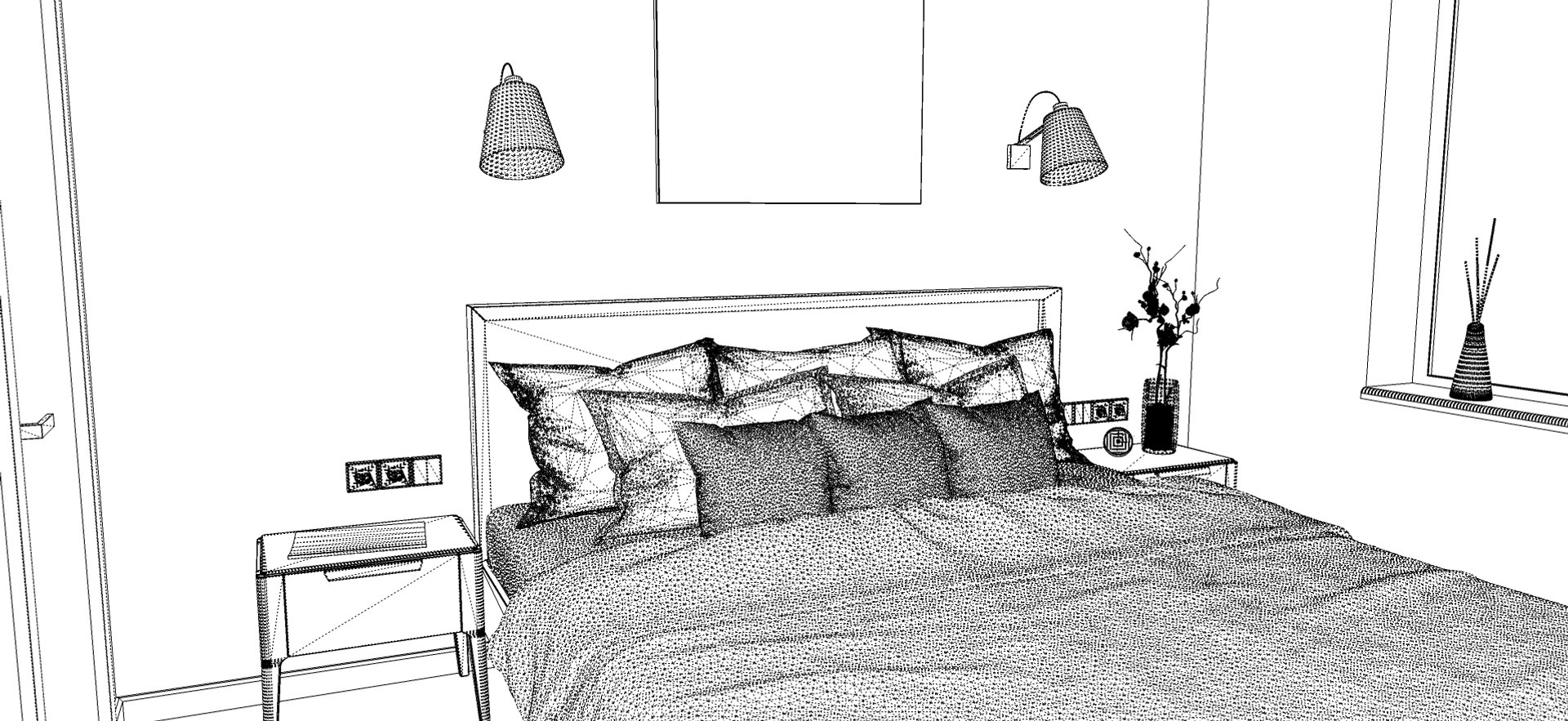 Bedroom Bed 3D Model - TurboSquid 1558718