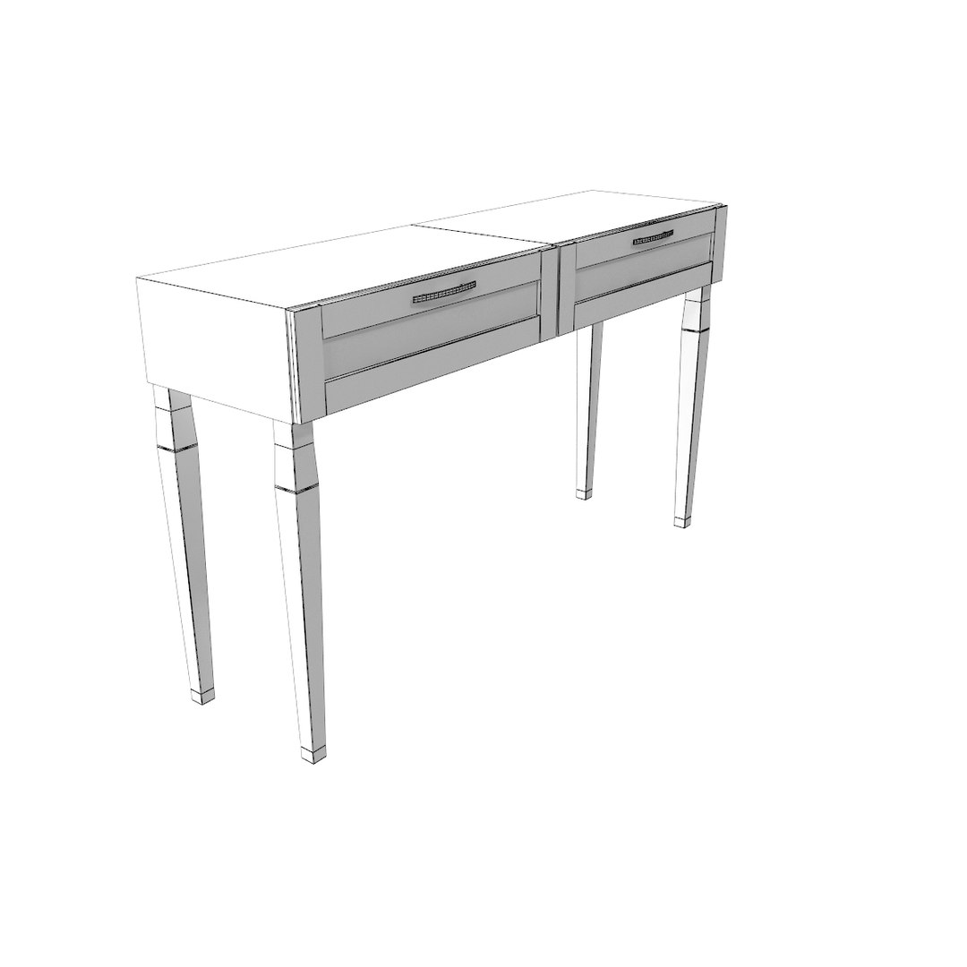 3d console table