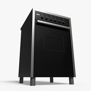 3D model Stainless Steel Gas Stove