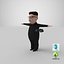 Cartoon Kim Jong Un