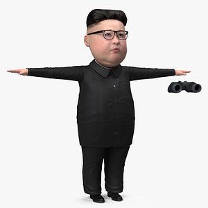 Cartoon Kim Jong Un
