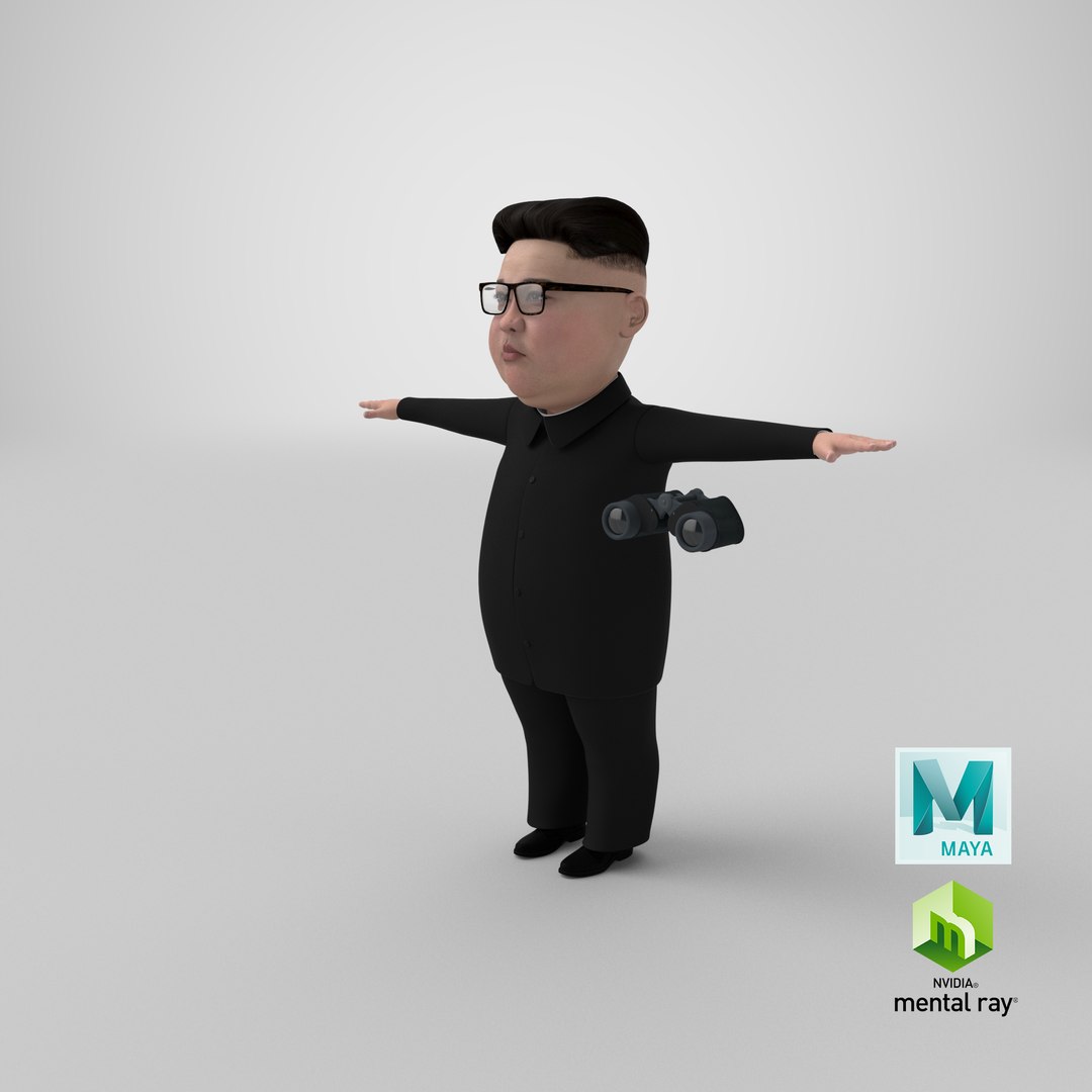 Cartoon Kim Jong Un 3D model https://p.turbosquid.com/ts-thumb/0C/KsmIgB/g1/stemcell_maya_mental_ray_render/png/1670956195/1920x1080/fit_q87/5ea1a4b72d9ed8fd3ee08548341ed3b634ea73db/stemcell_maya_mental_ray_render.jpg
