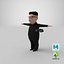 Cartoon Kim Jong Un