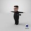 Cartoon Kim Jong Un