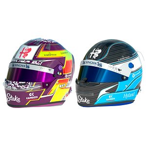 F1 Alfa Romeo Helmets 2023