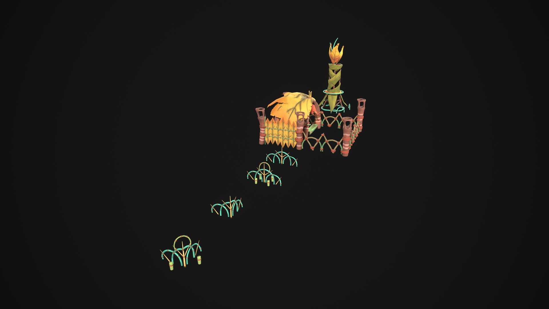 3D Totem Cage Fance assets for games stylized 3D model model https://p.turbosquid.com/ts-thumb/0C/Nl1JhM/EU/buildingsample_015/jpg/1733672263/1920x1080/fit_q87/bad3876eda799656b8404711a04b3ba82877b683/buildingsample_015.jpg