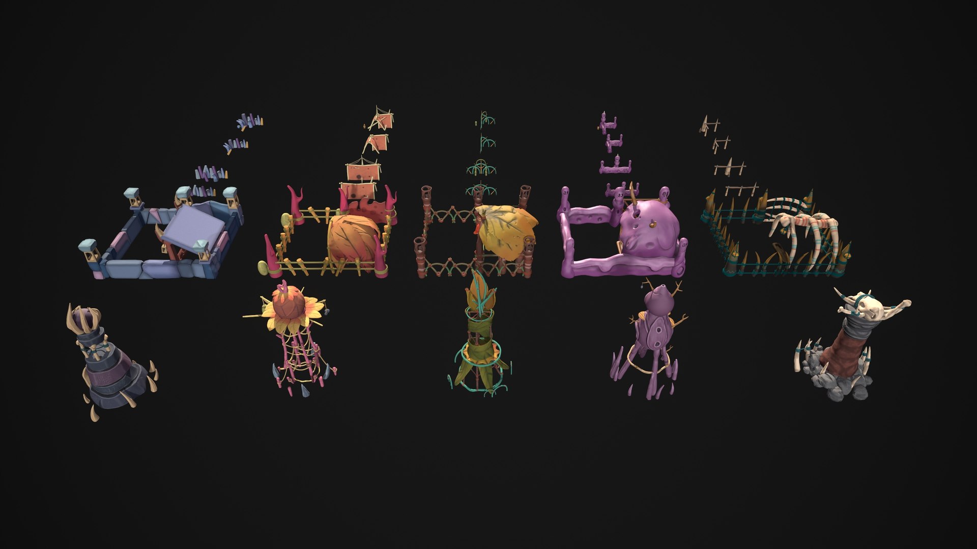 3D Totem Cage Fance assets for games stylized 3D model model https://p.turbosquid.com/ts-thumb/0C/Nl1JhM/j1/buildingsample_002/jpg/1733672254/1920x1080/fit_q87/9ad4b869549d6718f4c3f15182802cc4c5099417/buildingsample_002.jpg