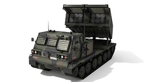 m270 mlrs rocket 3D model