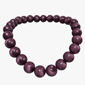 Pearl Necklace 3D model