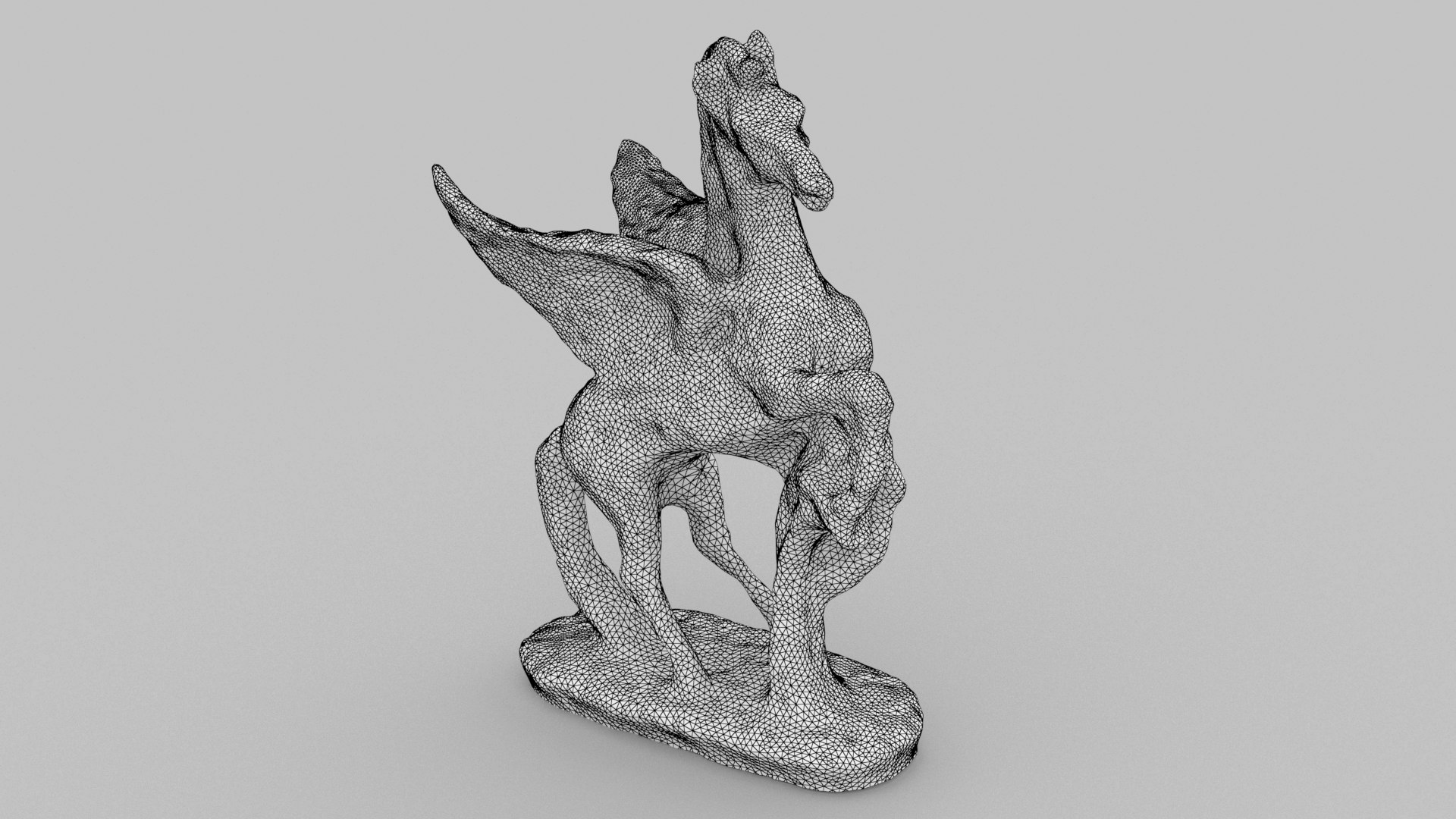 Free 3D Unicorn Statue TurboSquid 1153754