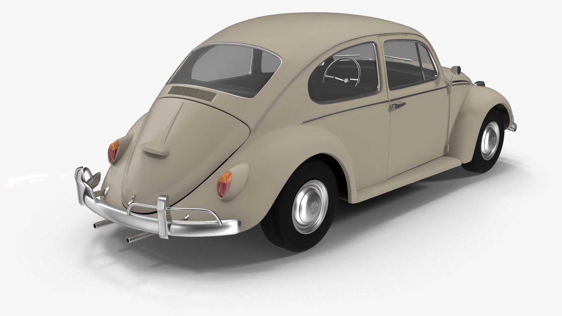 3D Model Volkswagen Fusca - TurboSquid 1507059