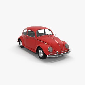 3D model volkswagen fusca