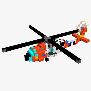 Game Ready MH60 Jayhawk - pixelated