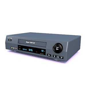 vcr video recorder 3d model