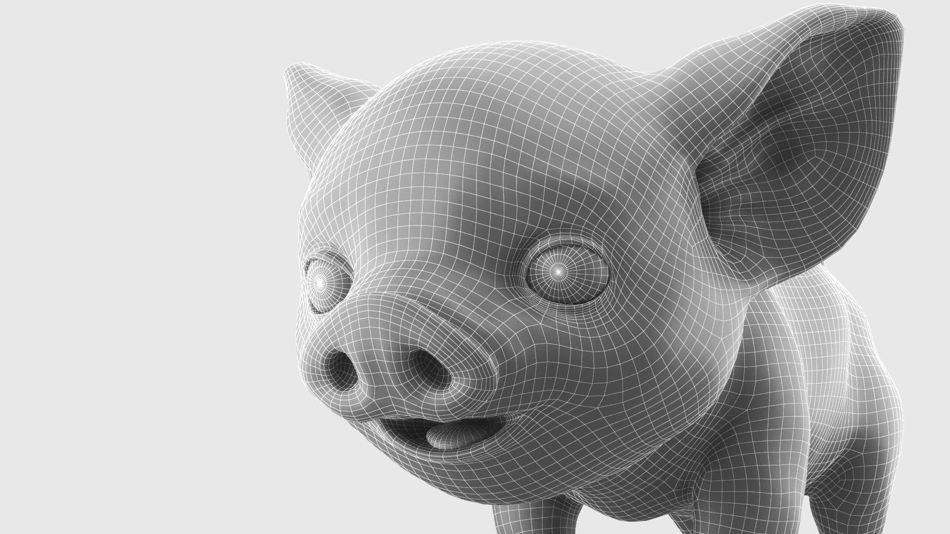 Cartoon Piglet model - TurboSquid 1818982