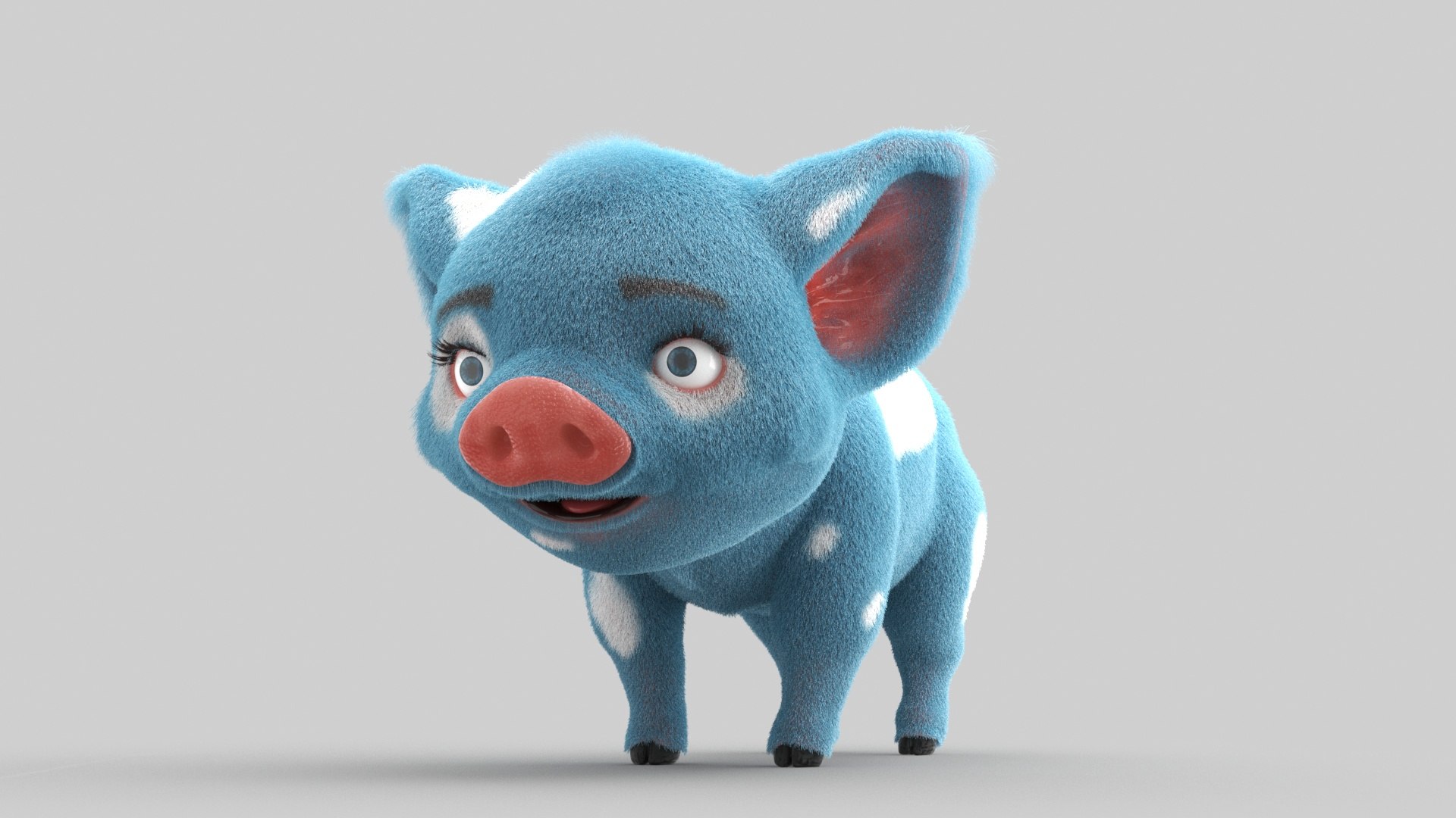 Cartoon Piglet model - TurboSquid 1818982