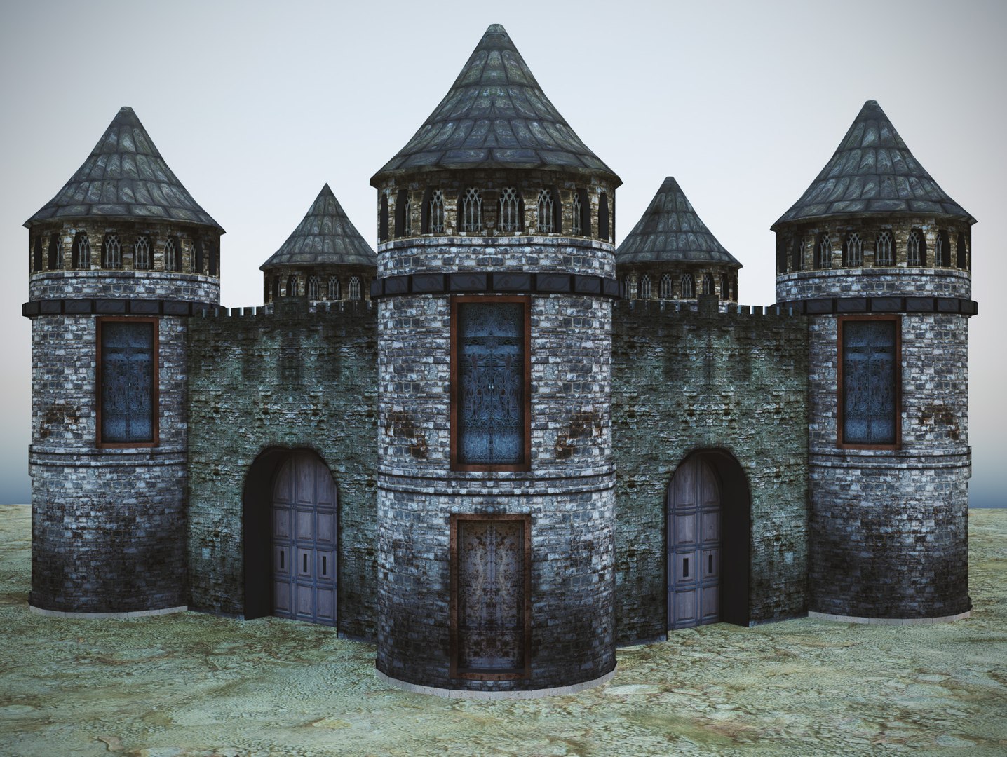 3d Games Castle Model