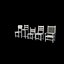 木椅套装 3D 模型