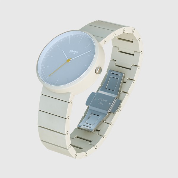 3d closeup braun ceramic watch