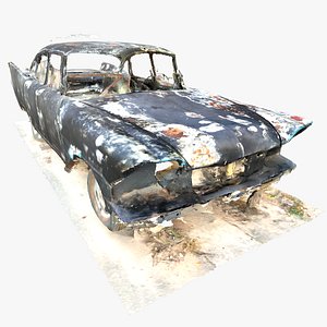 Rusty Plymouth Savoy 1959 3D