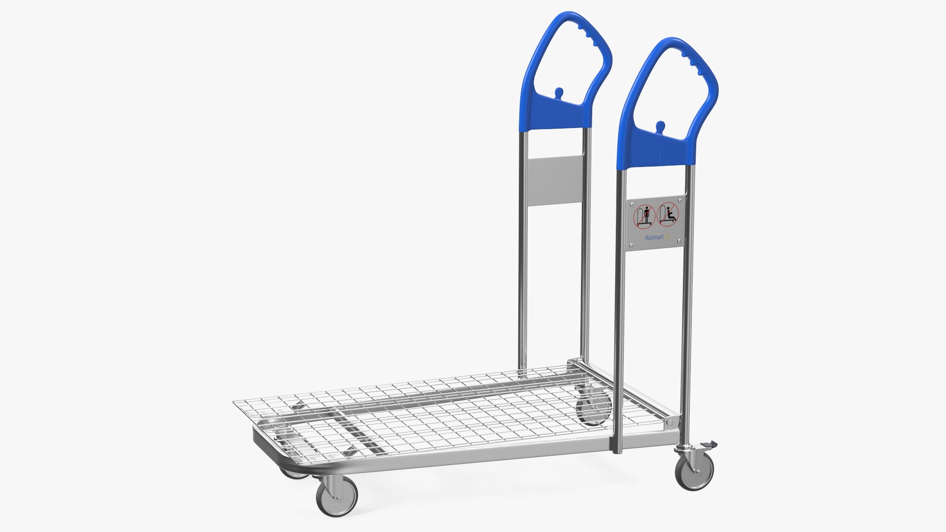 Cargo Shopping Trolley 3D model preview