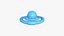 Alien-Raumschiff UFO E08 Yellow Dirt - Sci-Fi-Raumschiff-Design