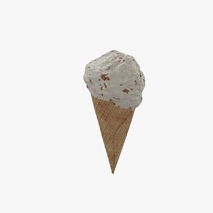 Ice Cream Cone different variations 3D