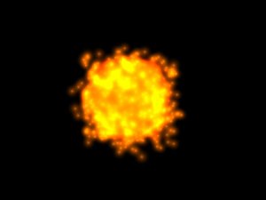explosion cartoony 3d blend